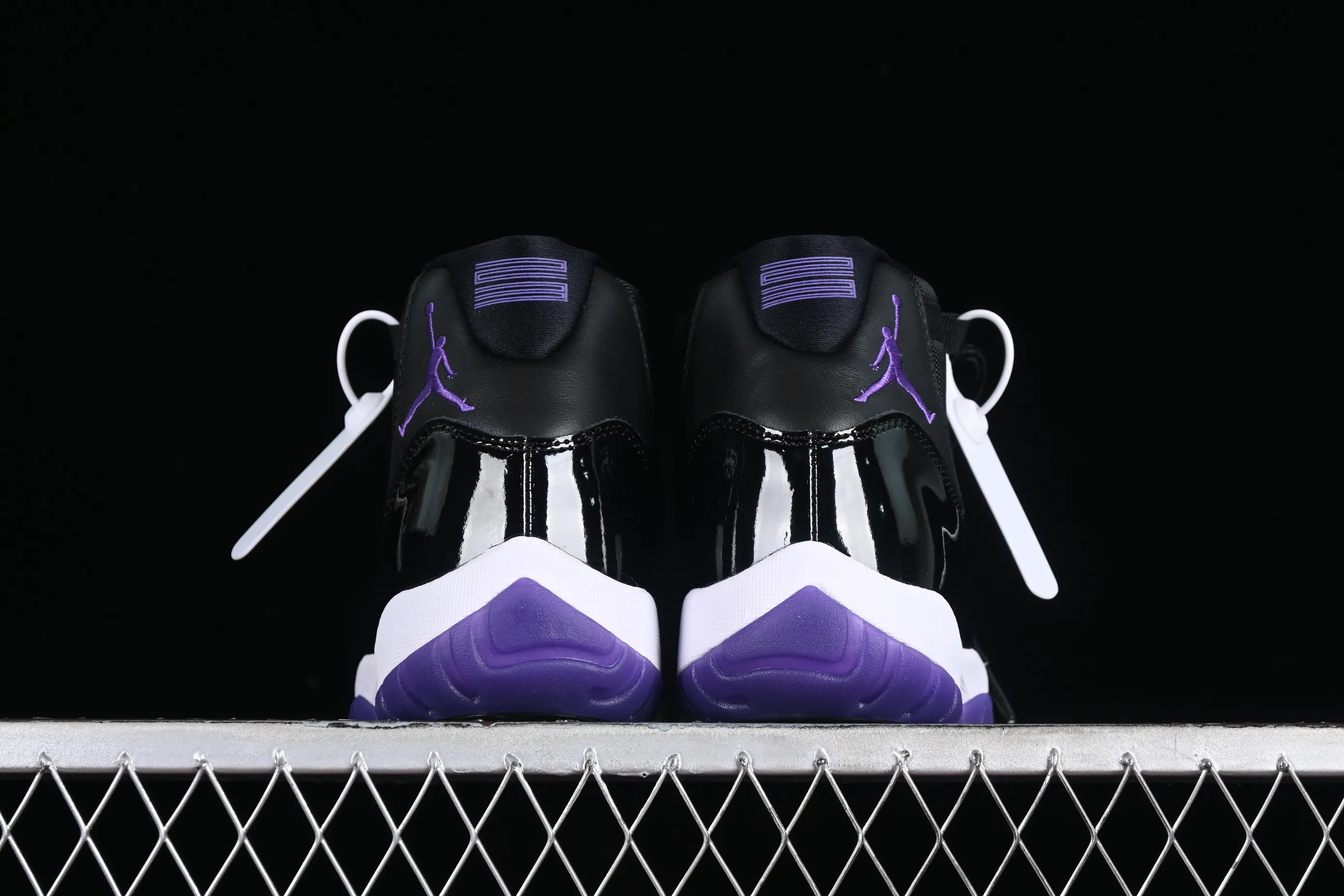 All categories Air Jordan Jordan series basketball shoes Air Jordan 11 Air Jordan 11 Retro AJ11 Joe 11 patent leather black and purple CT8812-999